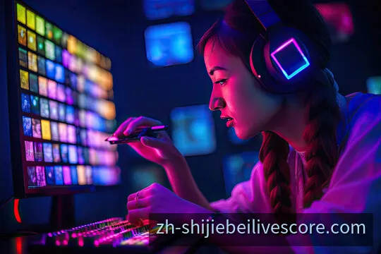 电子竞技赛事对阵氛围画面